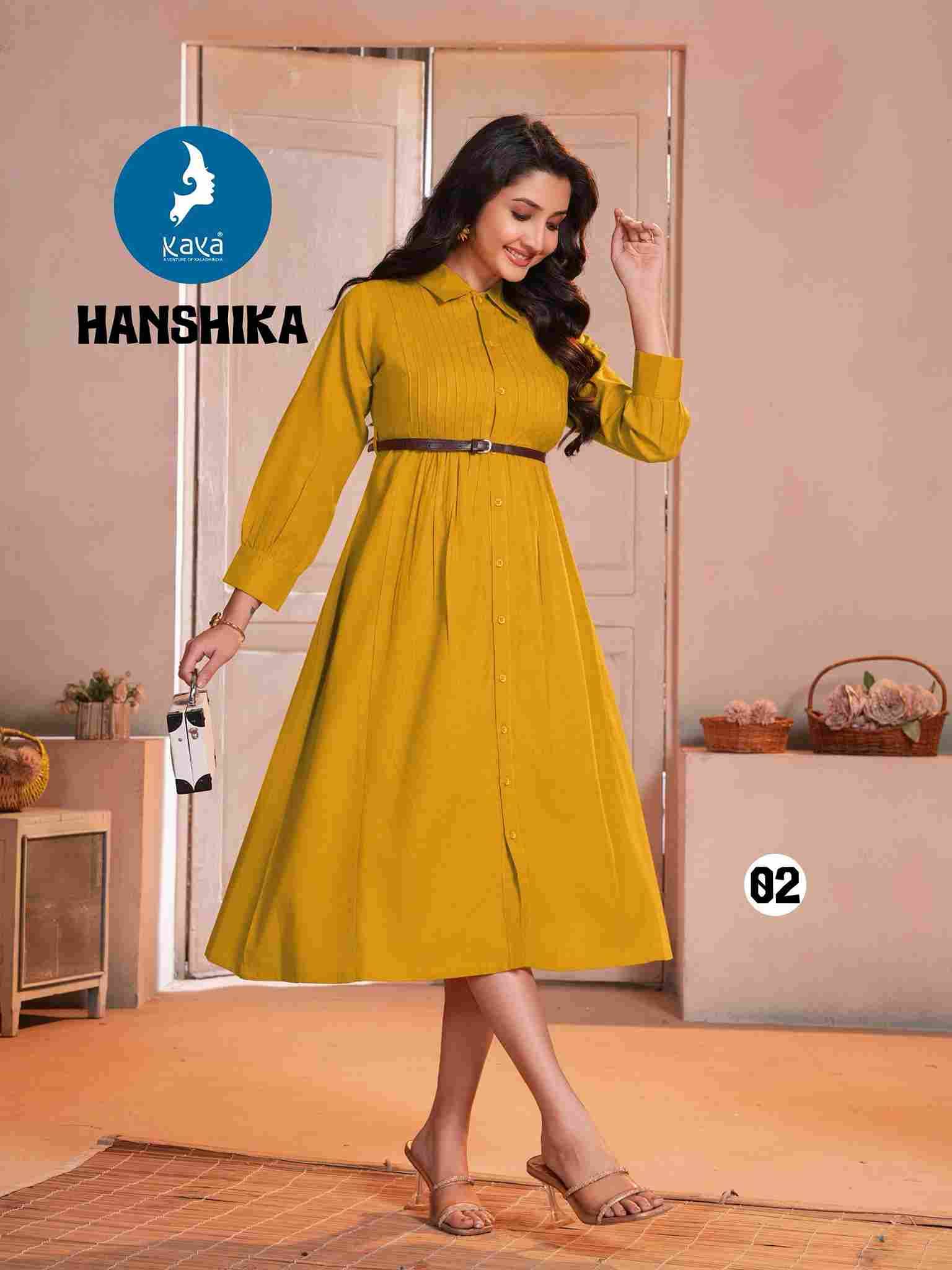 Hanshika By Kaya 01 To 06 Series Designer Stylish Fancy Colorful Beautiful Party Wear & Ethnic Wear Collection Cotton Kurtis At Wholesale Price