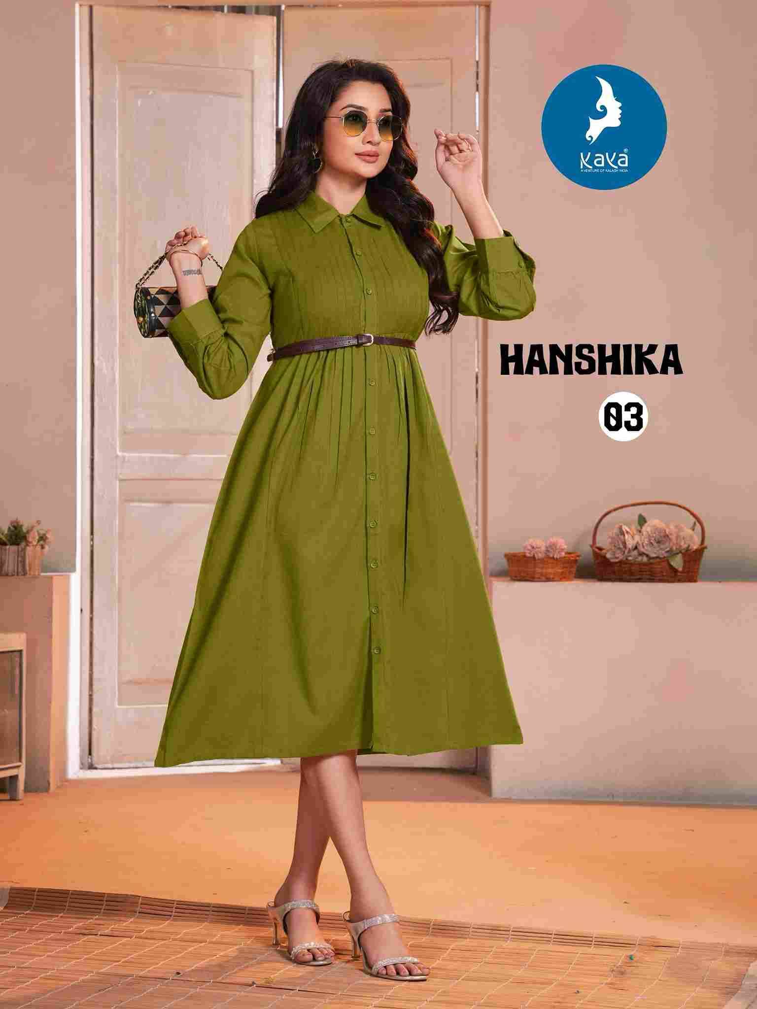 Hanshika By Kaya 01 To 06 Series Designer Stylish Fancy Colorful Beautiful Party Wear & Ethnic Wear Collection Cotton Kurtis At Wholesale Price
