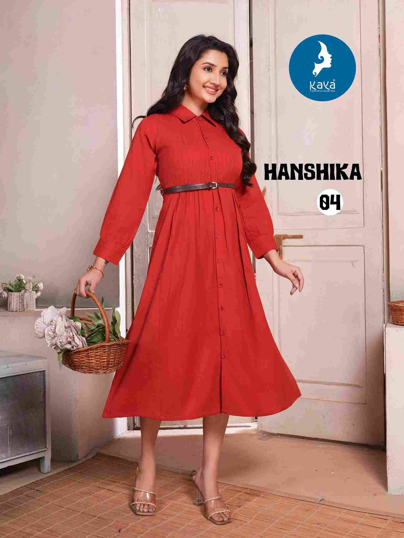 Hanshika By Kaya 01 To 06 Series Designer Stylish Fancy Colorful Beautiful Party Wear & Ethnic Wear Collection Cotton Kurtis At Wholesale Price