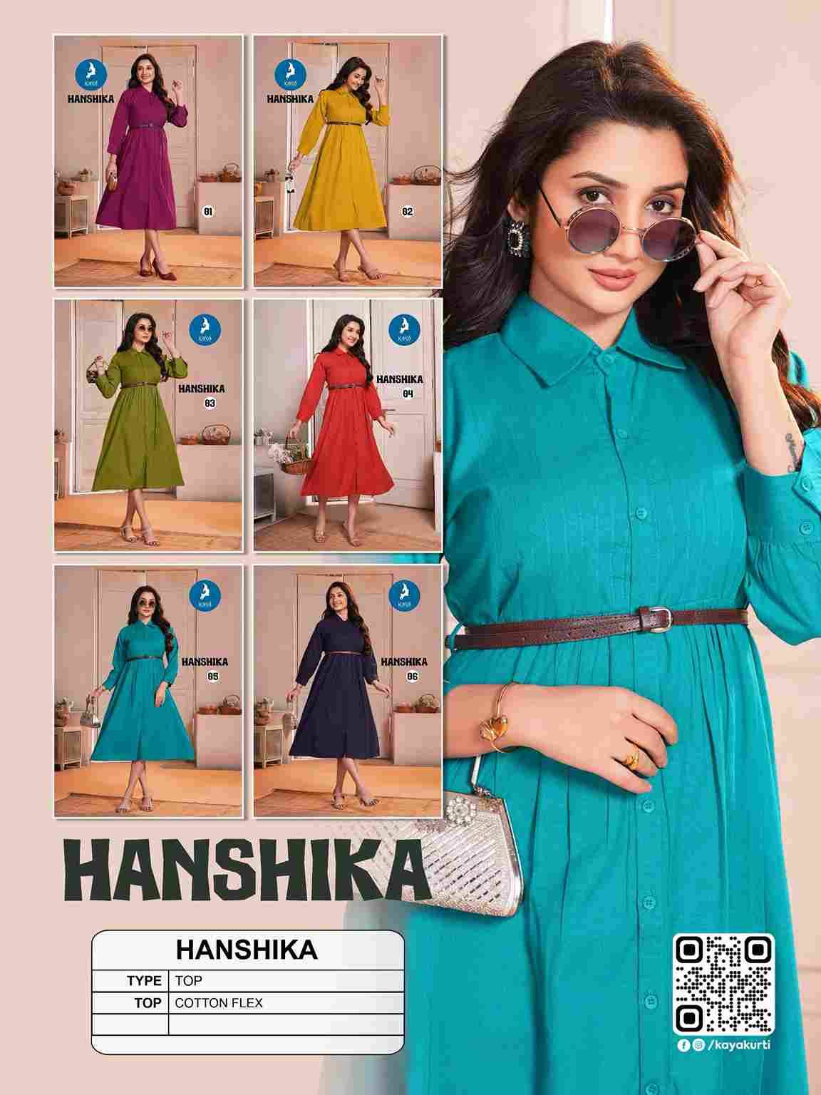 Hanshika By Kaya 01 To 06 Series Designer Stylish Fancy Colorful Beautiful Party Wear & Ethnic Wear Collection Cotton Kurtis At Wholesale Price