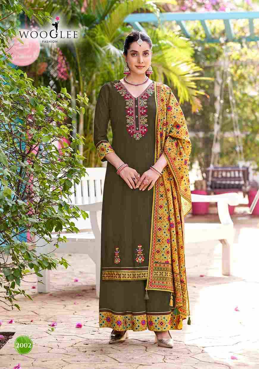 Prarambh By Wooglee 2001 To 2004 Series Beautiful Festive Suits Colorful Stylish Fancy Casual Wear & Ethnic Wear Modal Weaving Dresses At Wholesale Price