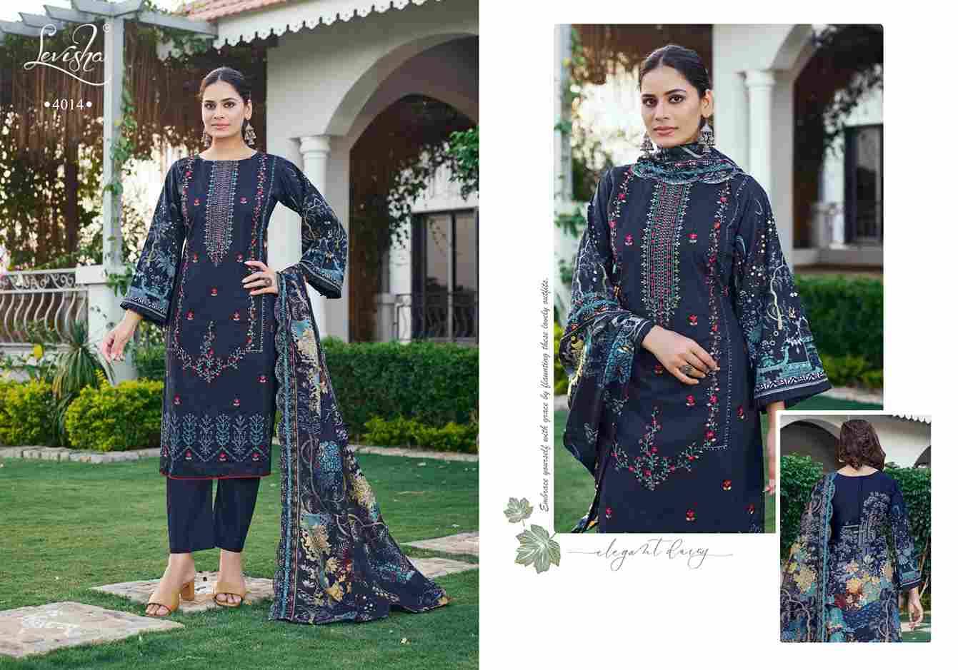 Riyasat By Levisha 4013 To 4018 Series Festive Suits Beautiful Fancy Colorful Stylish Party Wear & Occasional Wear Cambric Lawn Cotton Dresses At Wholesale Price