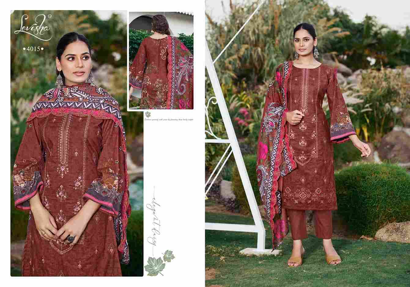 Riyasat By Levisha 4013 To 4018 Series Festive Suits Beautiful Fancy Colorful Stylish Party Wear & Occasional Wear Cambric Lawn Cotton Dresses At Wholesale Price