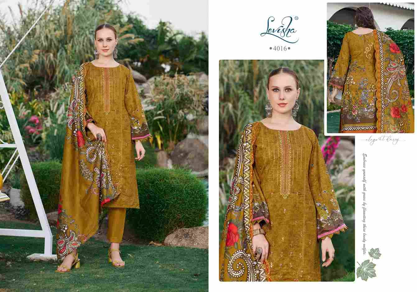 Riyasat By Levisha 4013 To 4018 Series Festive Suits Beautiful Fancy Colorful Stylish Party Wear & Occasional Wear Cambric Lawn Cotton Dresses At Wholesale Price