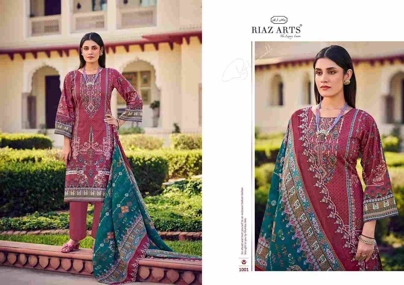 Bin Saeed Vol-7 By Riaz Arts 1001 To 1006 Series Beautiful Festive Suits Stylish Fancy Colorful Casual Wear & Ethnic Wear Pure Lawn Cotton Print Dresses At Wholesale Price