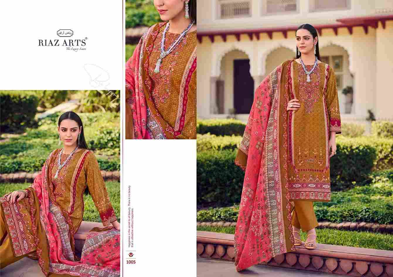 Bin Saeed Vol-7 By Riaz Arts 1001 To 1006 Series Beautiful Festive Suits Stylish Fancy Colorful Casual Wear & Ethnic Wear Pure Lawn Cotton Print Dresses At Wholesale Price