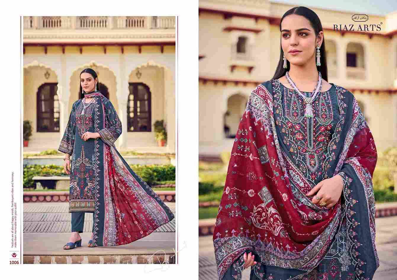 Bin Saeed Vol-7 By Riaz Arts 1001 To 1006 Series Beautiful Festive Suits Stylish Fancy Colorful Casual Wear & Ethnic Wear Pure Lawn Cotton Print Dresses At Wholesale Price
