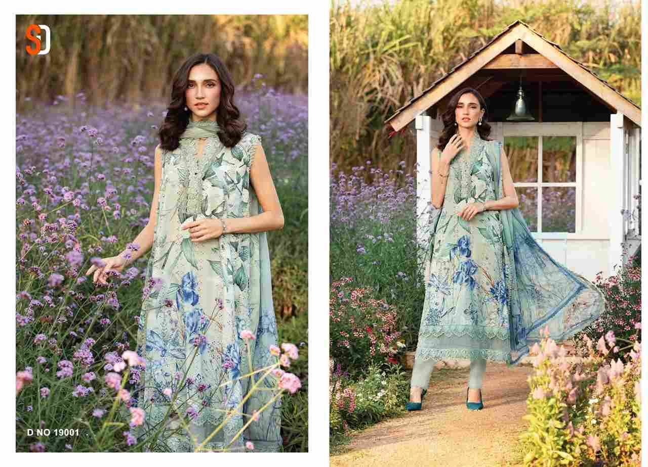 Maria.B. Vol-19 By Shraddha Designer 19001 To 19006 Series Beautiful Pakistani Suits Colorful Stylish Fancy Casual Wear & Ethnic Wear Pure Cotton Embroidered Dresses At Wholesale Price