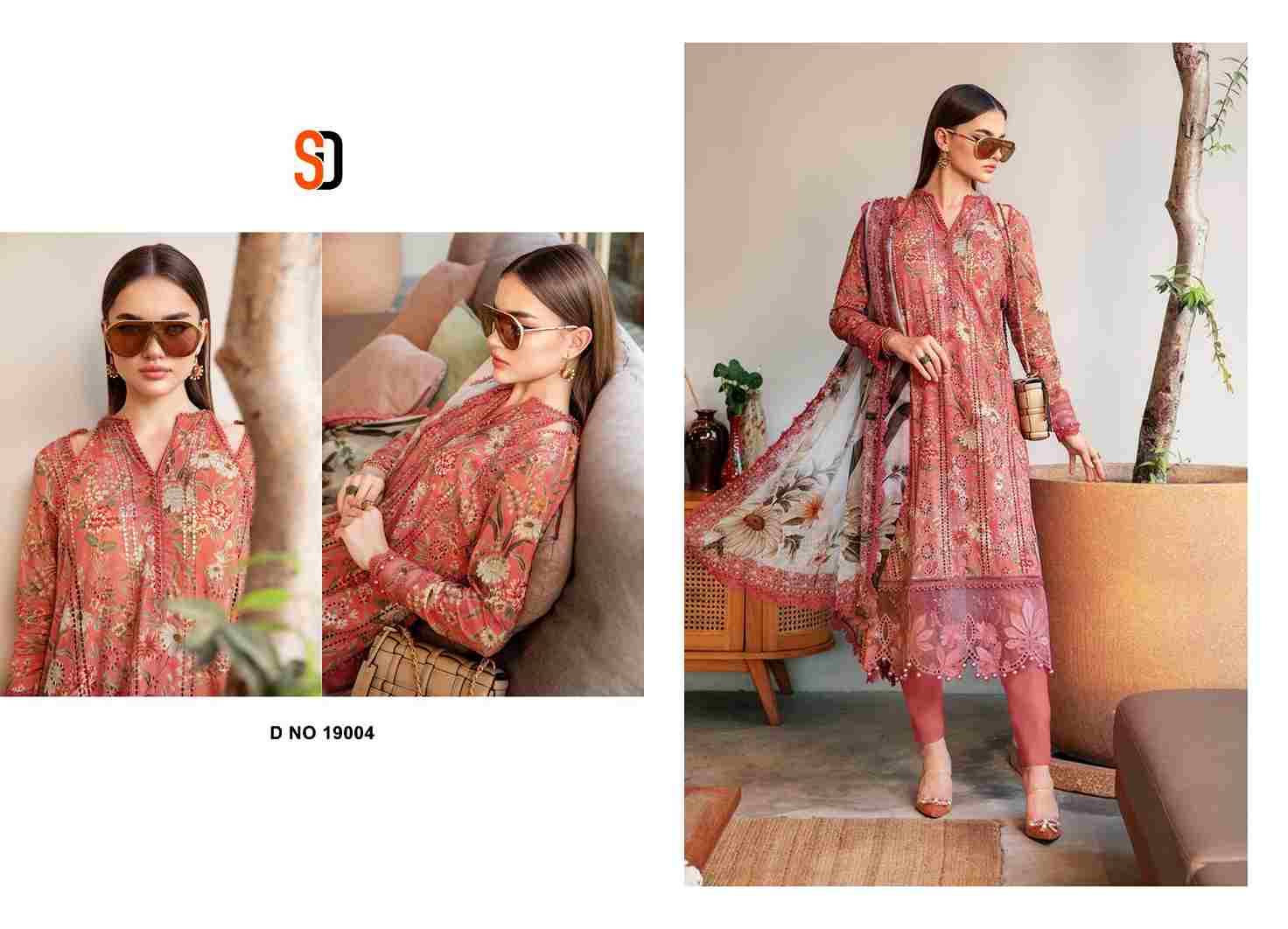 Maria.B. Vol-19 By Shraddha Designer 19001 To 19006 Series Beautiful Pakistani Suits Colorful Stylish Fancy Casual Wear & Ethnic Wear Pure Cotton Embroidered Dresses At Wholesale Price