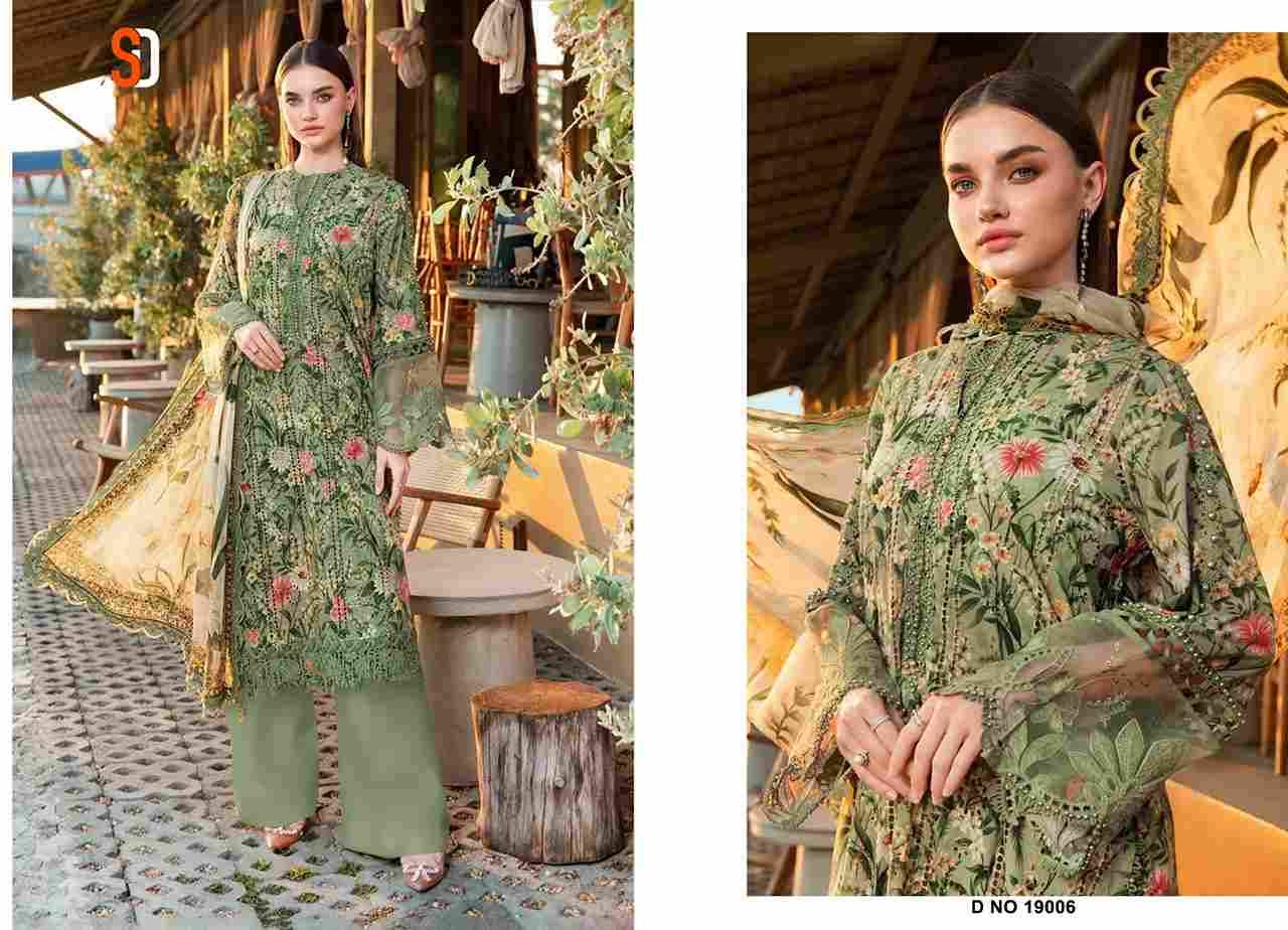 Maria.B. Vol-19 By Shraddha Designer 19001 To 19006 Series Beautiful Pakistani Suits Colorful Stylish Fancy Casual Wear & Ethnic Wear Pure Cotton Embroidered Dresses At Wholesale Price