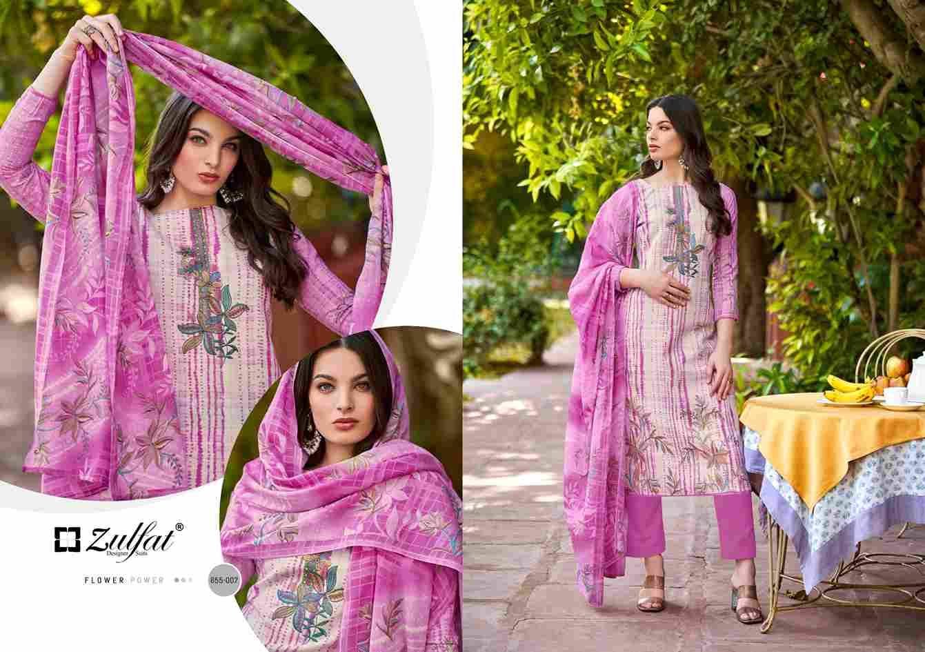 Noor Vol-2 By Zulfat 655-001 To 655-008 Series Beautiful Festive Suits Stylish Fancy Colorful Casual Wear & Ethnic Wear Pure Cotton Print Dresses At Wholesale Price