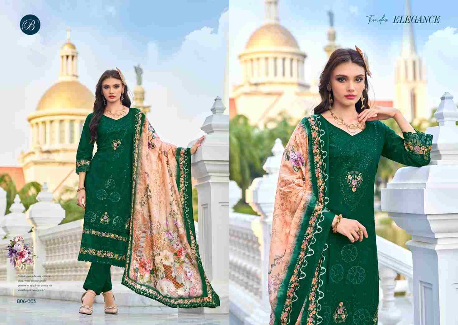 Afrozeh By Belliza 806-001 To 806-006 Series Beautiful Suits Colorful Stylish Fancy Casual Wear & Ethnic Wear Pure Lawn Cotton Print With Embroidered Dresses At Wholesale Price
