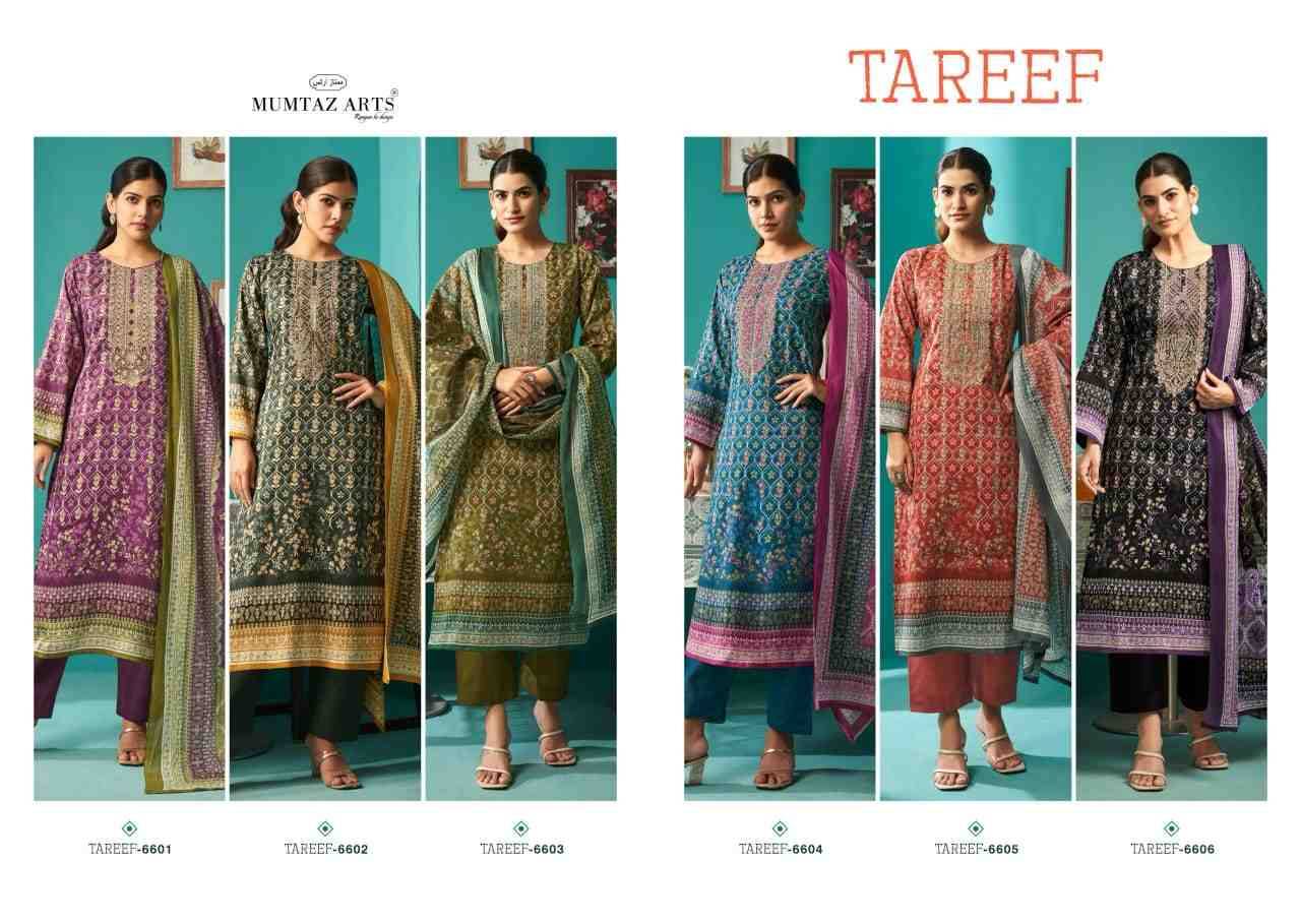 Tareef By Mumtaz Arts 6601 To 6606 Series Designer Festive Suits Collection Beautiful Stylish Fancy Colorful Party Wear & Occasional Wear Pure Jam Satin Dresses At Wholesale Price