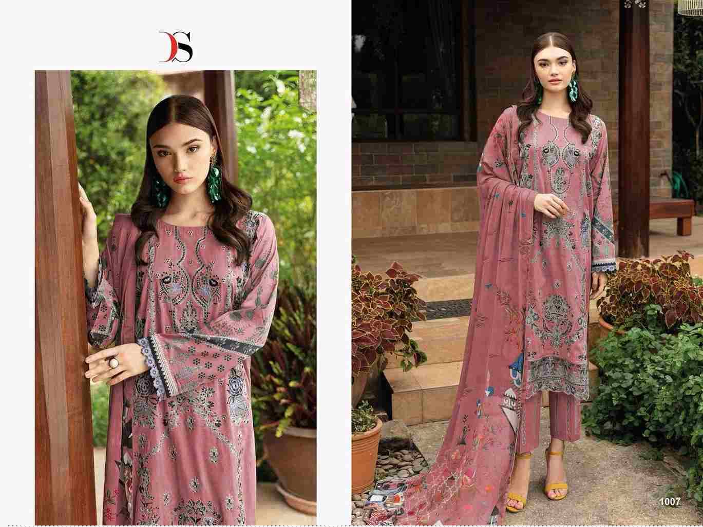 Cheveron Vol-14 By Deepsy Suits 1001 To 1008 Series Designer Pakistani Suits Beautiful Stylish Fancy Colorful Party Wear & Occasional Wear Pure Cotton Embroidered Dresses At Wholesale Price