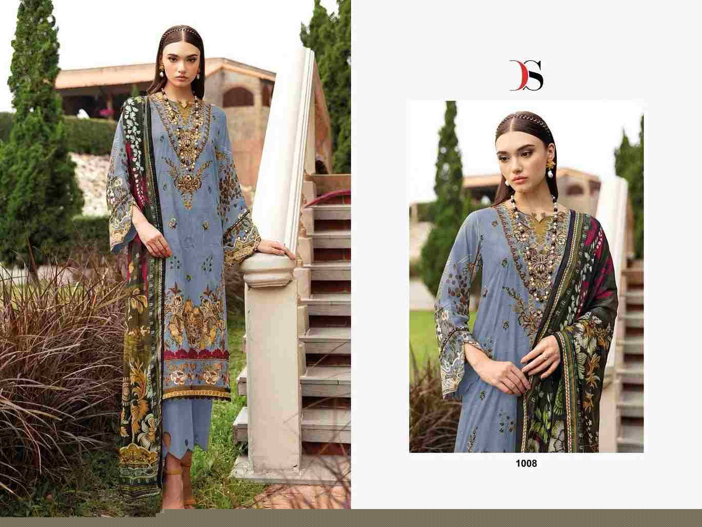 Cheveron Vol-14 By Deepsy Suits 1001 To 1008 Series Designer Pakistani Suits Beautiful Stylish Fancy Colorful Party Wear & Occasional Wear Pure Cotton Embroidered Dresses At Wholesale Price