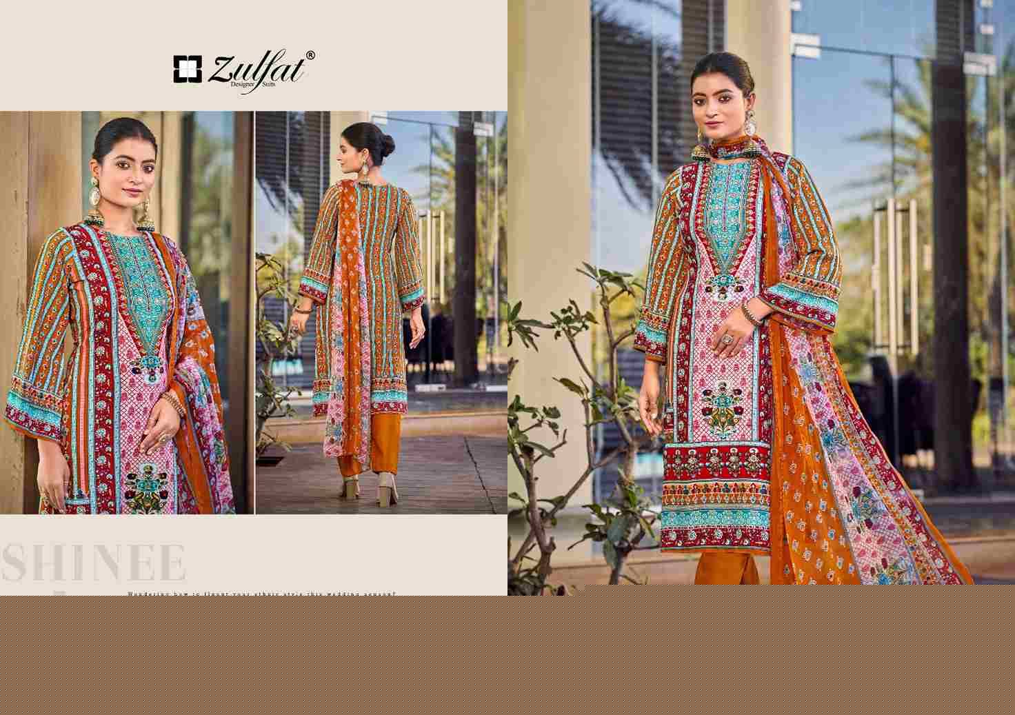 Nafisa By Zulfat 651-001 To 651-006 Series Beautiful Festive Suits Stylish Fancy Colorful Casual Wear & Ethnic Wear Pure Heavy Viscose Rayon Print Dresses At Wholesale Price