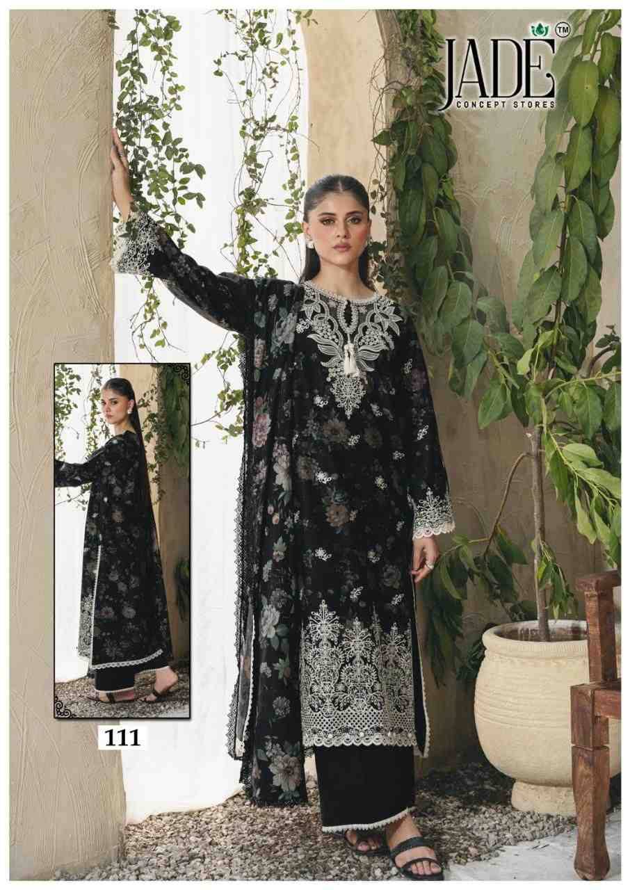 Chevron Vol-12 By Jade 111 To 116 Series Beautiful Festive Suits Colorful Stylish Fancy Casual Wear & Ethnic Wear Pure Lawn Cotton Embroidered Dresses At Wholesale Price