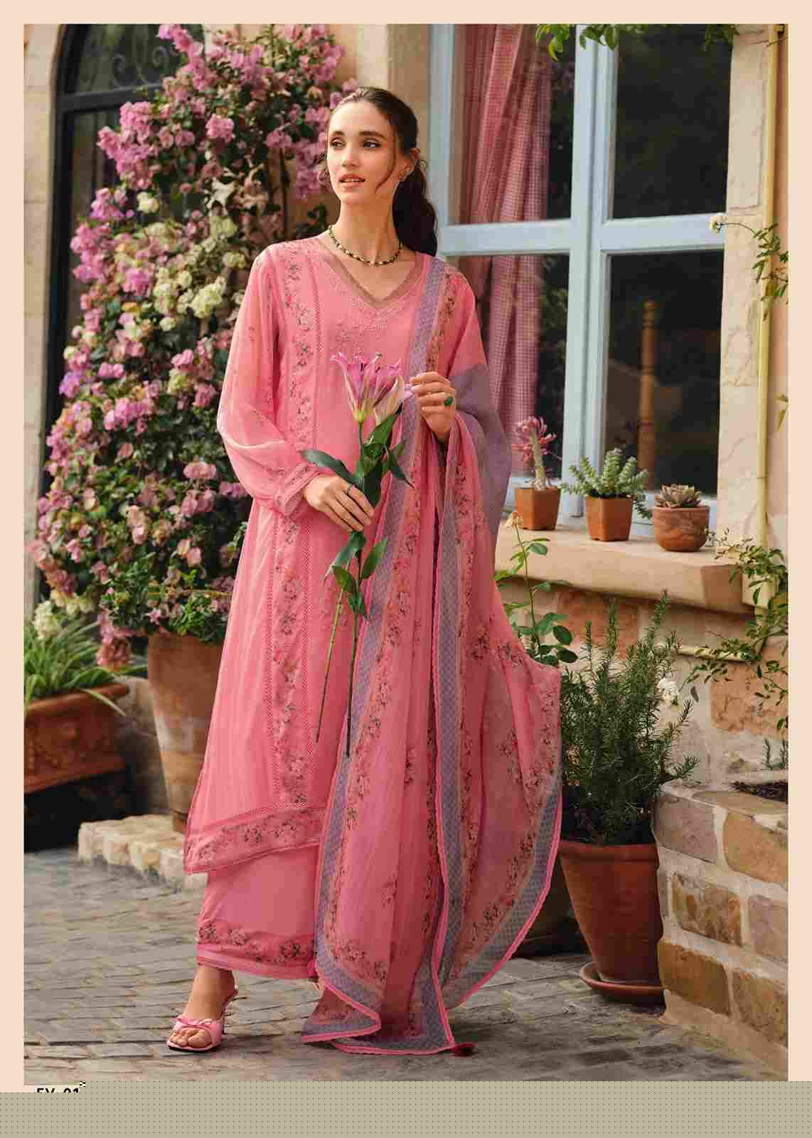 Eliyaana By Varshaa 01 To 05 Series Beautiful Festive Suits Colorful Stylish Fancy Casual Wear & Ethnic Wear Viscose Organza Dresses At Wholesale Price