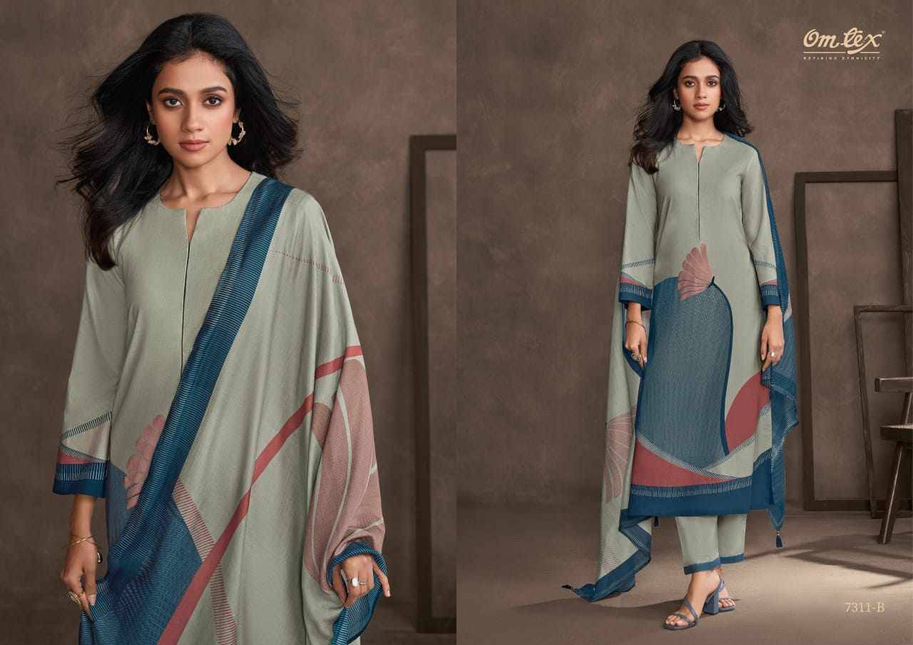 Ora By Om Tex 7311-A To 7311-D Series Beautiful Suits Stylish Fancy Colorful Party Wear & Ethnic Wear Lawn Cotton Dresses At Wholesale Price