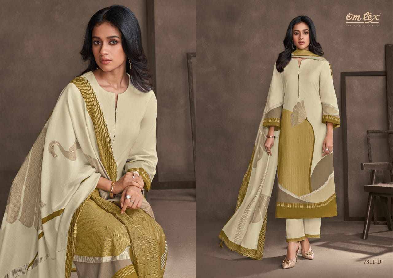 Ora By Om Tex 7311-A To 7311-D Series Beautiful Suits Stylish Fancy Colorful Party Wear & Ethnic Wear Lawn Cotton Dresses At Wholesale Price