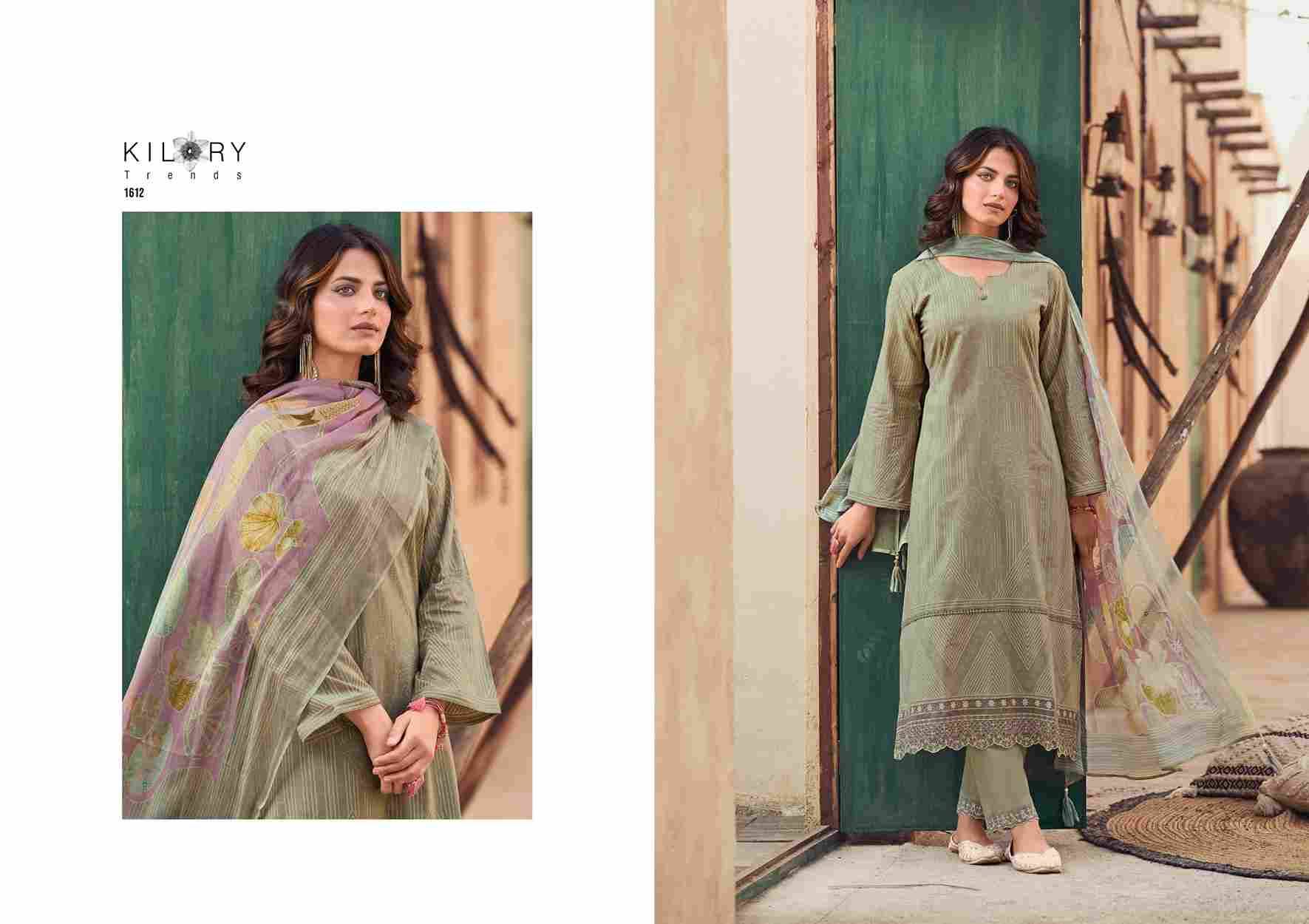 Laskhita By Kilory 1611 To 1616 Series Beautiful Festive Suits Colorful Stylish Fancy Casual Wear & Ethnic Wear Pure Lawn Cotton Dresses At Wholesale Price