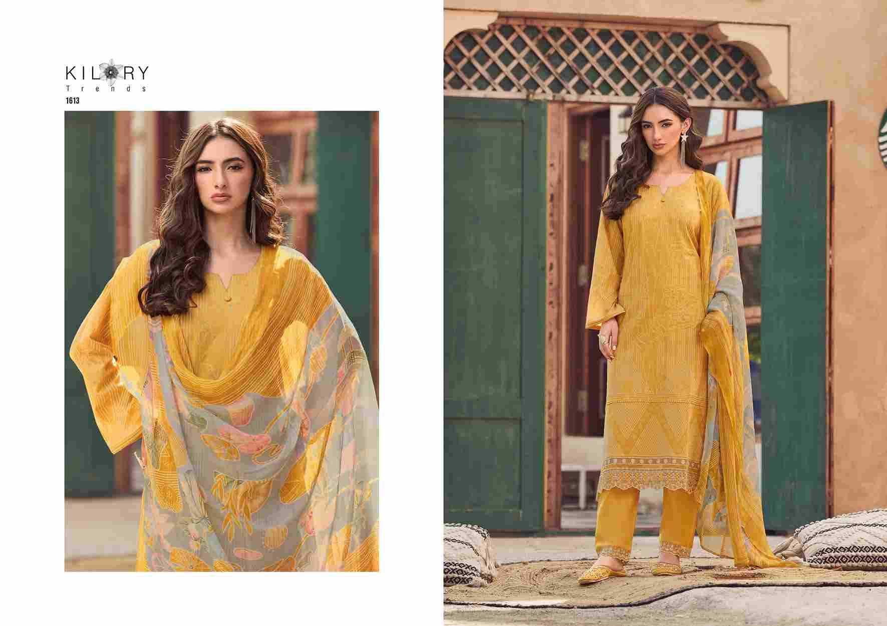 Laskhita By Kilory 1611 To 1616 Series Beautiful Festive Suits Colorful Stylish Fancy Casual Wear & Ethnic Wear Pure Lawn Cotton Dresses At Wholesale Price