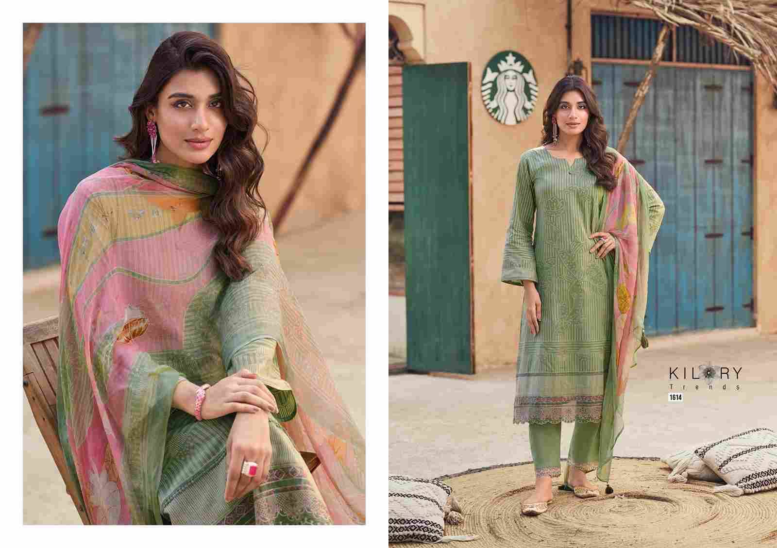 Laskhita By Kilory 1611 To 1616 Series Beautiful Festive Suits Colorful Stylish Fancy Casual Wear & Ethnic Wear Pure Lawn Cotton Dresses At Wholesale Price
