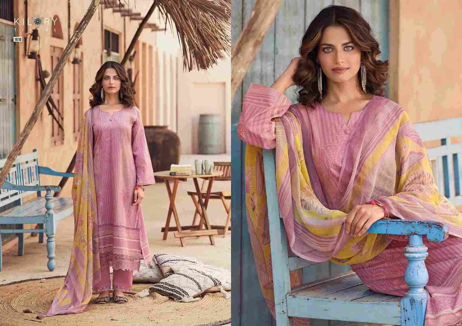 Laskhita By Kilory 1611 To 1616 Series Beautiful Festive Suits Colorful Stylish Fancy Casual Wear & Ethnic Wear Pure Lawn Cotton Dresses At Wholesale Price
