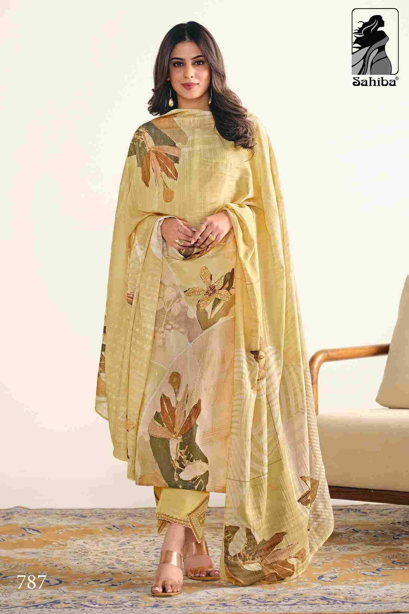 Aashima By Sahiba Fabrics Beautiful Festive Suits Colorful Stylish Fancy Casual Wear & Ethnic Wear Pure Lawn Cotton Dresses At Wholesale Price