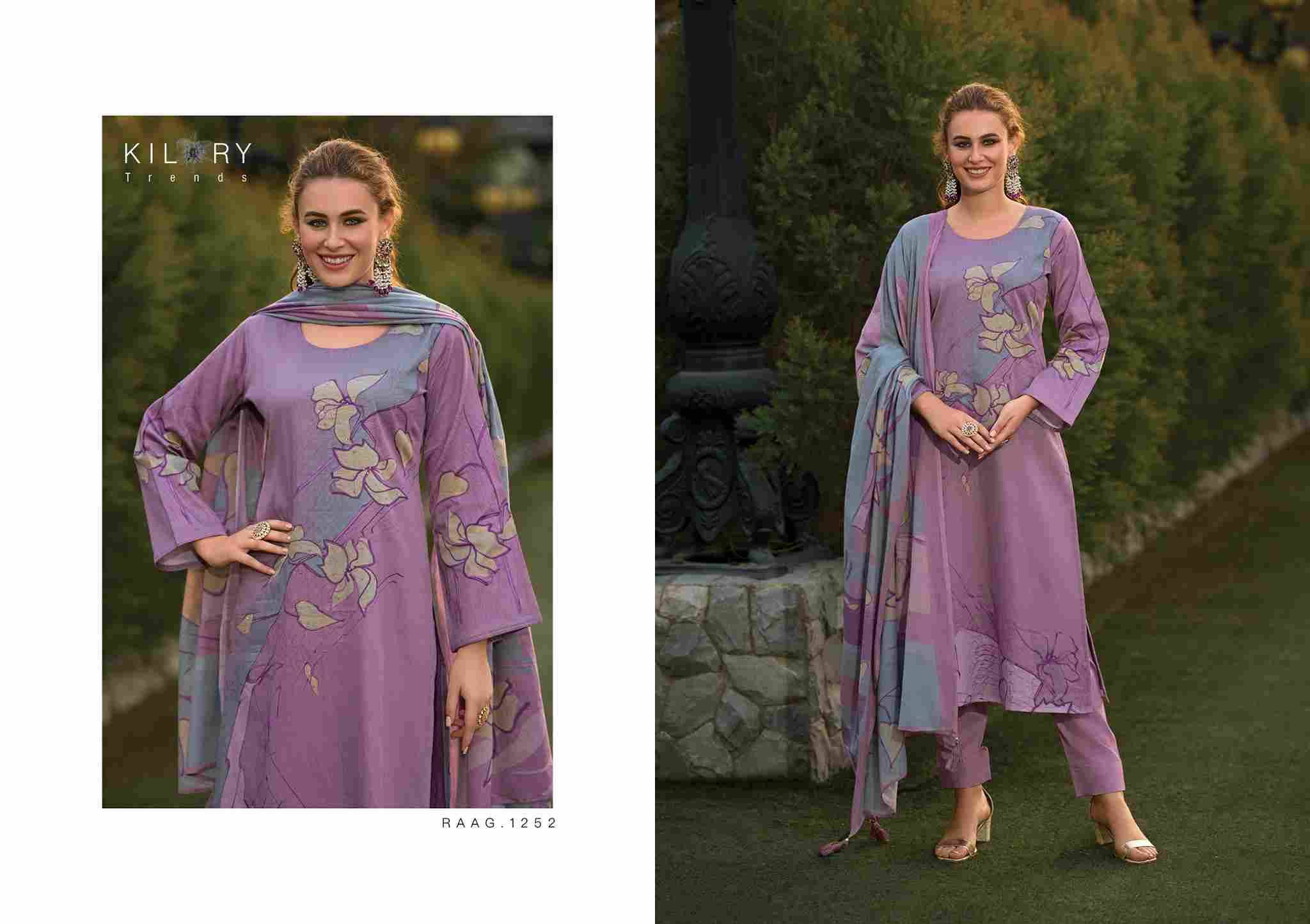 Raag By Kilory 1251 To 1254 Series Beautiful Festive Suits Colorful Stylish Fancy Casual Wear & Ethnic Wear Pure Jam Cotton Dresses At Wholesale Price