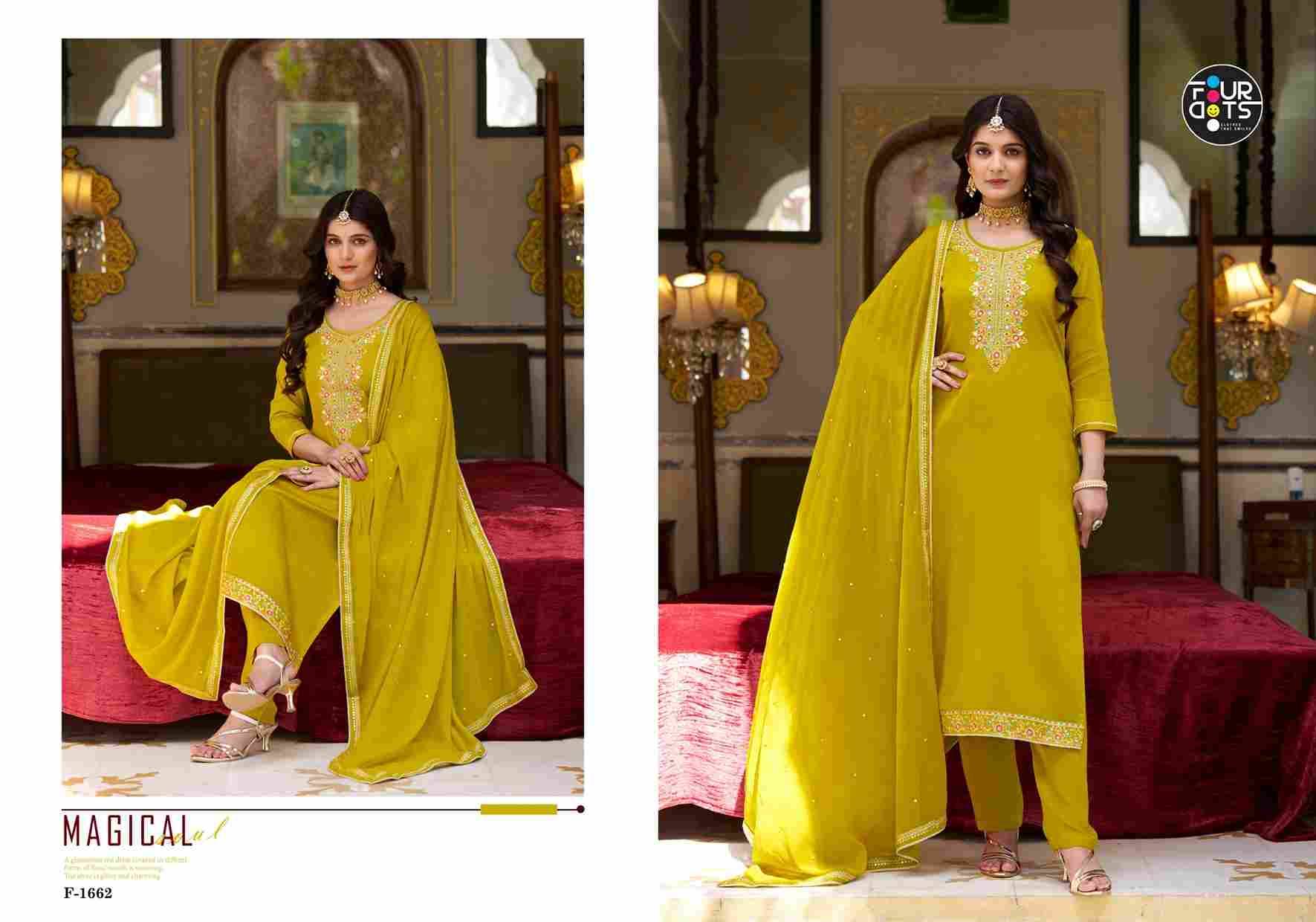 Stella By Four Dots 1661 To 1664 Series Beautiful Stylish Festive Suits Fancy Colorful Casual Wear & Ethnic Wear & Ready To Wear Pure Jam Cotton Dresses At Wholesale Price