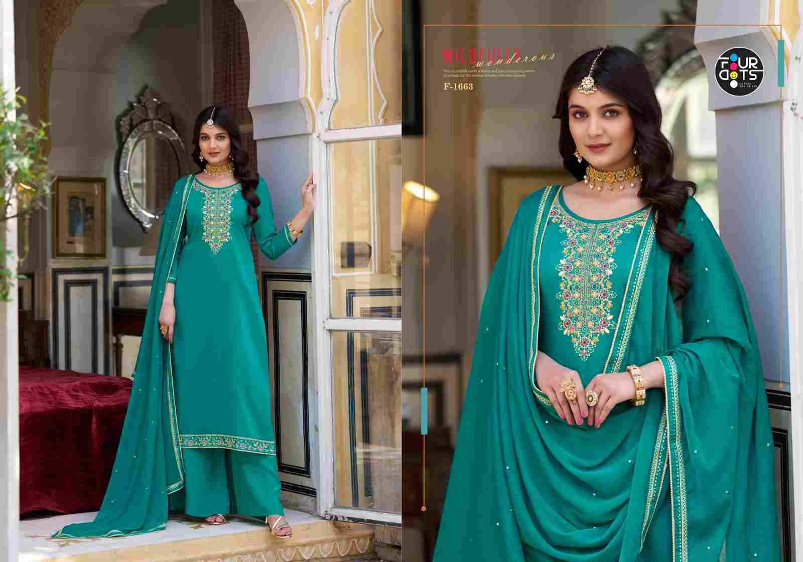 Stella By Four Dots 1661 To 1664 Series Beautiful Stylish Festive Suits Fancy Colorful Casual Wear & Ethnic Wear & Ready To Wear Pure Jam Cotton Dresses At Wholesale Price