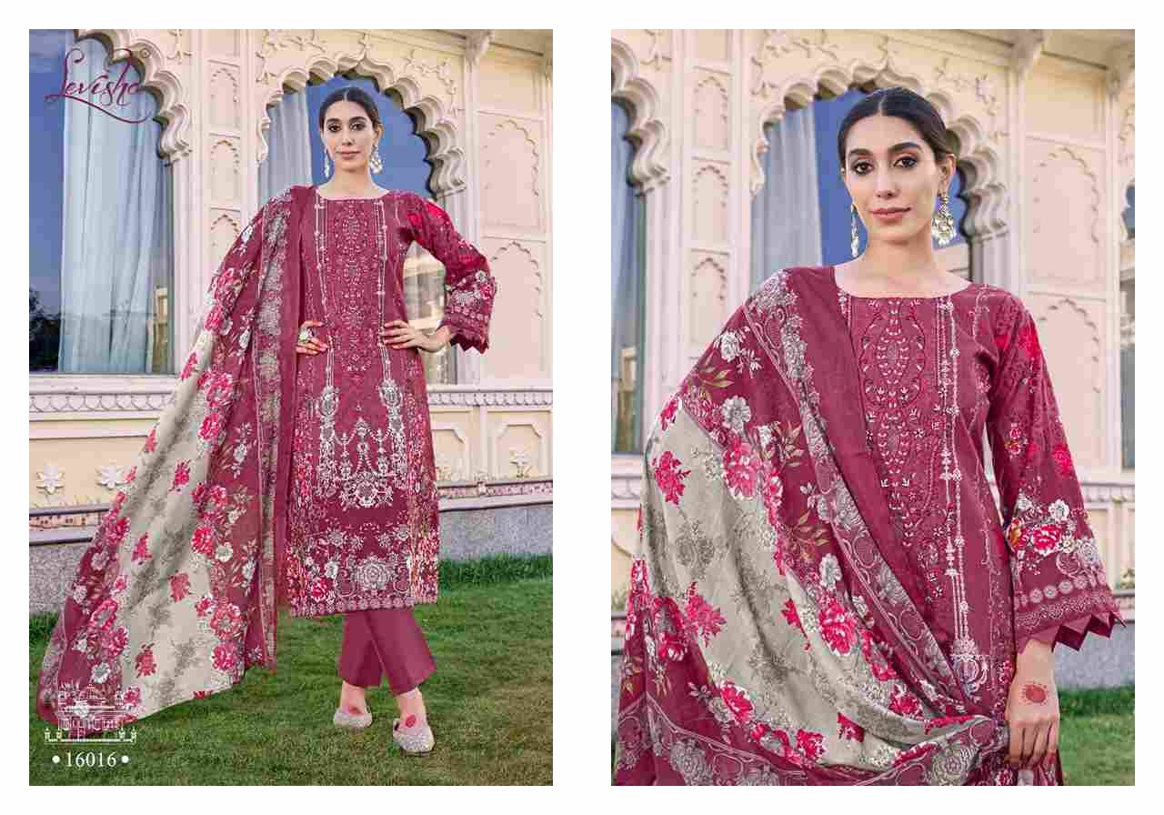 Naira Nx Vol-16 By Levisha 16013 To 16020 Series Beautiful Festive Suits Stylish Fancy Colorful Casual Wear & Ethnic Wear Cambric Lawn Cotton Dresses At Wholesale Price