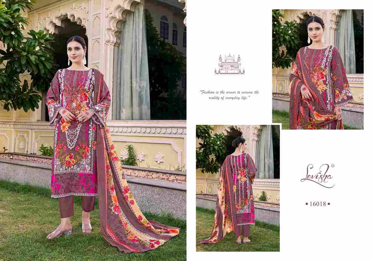 Naira Nx Vol-16 By Levisha 16013 To 16020 Series Beautiful Festive Suits Stylish Fancy Colorful Casual Wear & Ethnic Wear Cambric Lawn Cotton Dresses At Wholesale Price
