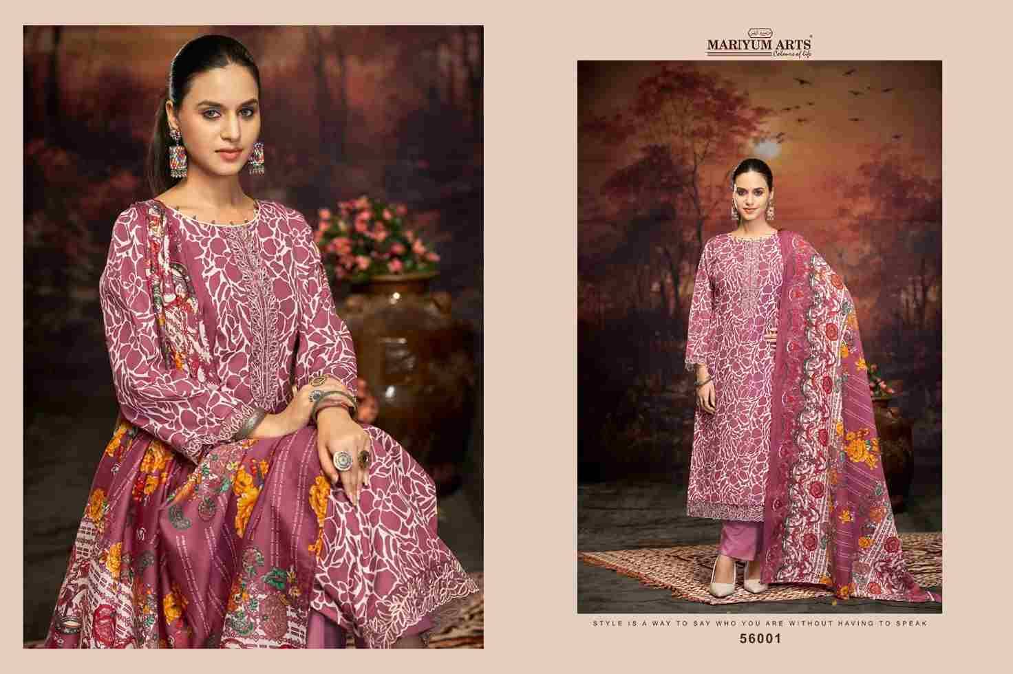 Five Star By Mariyum Arts 56001 To 56006 Series Beautiful Festive Suits Stylish Fancy Colorful Casual Wear & Ethnic Wear Soft Cotton Print Dresses At Wholesale Price
