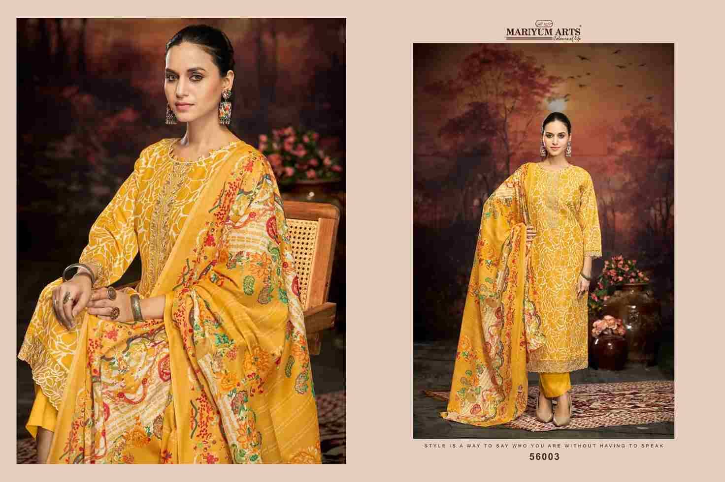 Five Star By Mariyum Arts 56001 To 56006 Series Beautiful Festive Suits Stylish Fancy Colorful Casual Wear & Ethnic Wear Soft Cotton Print Dresses At Wholesale Price