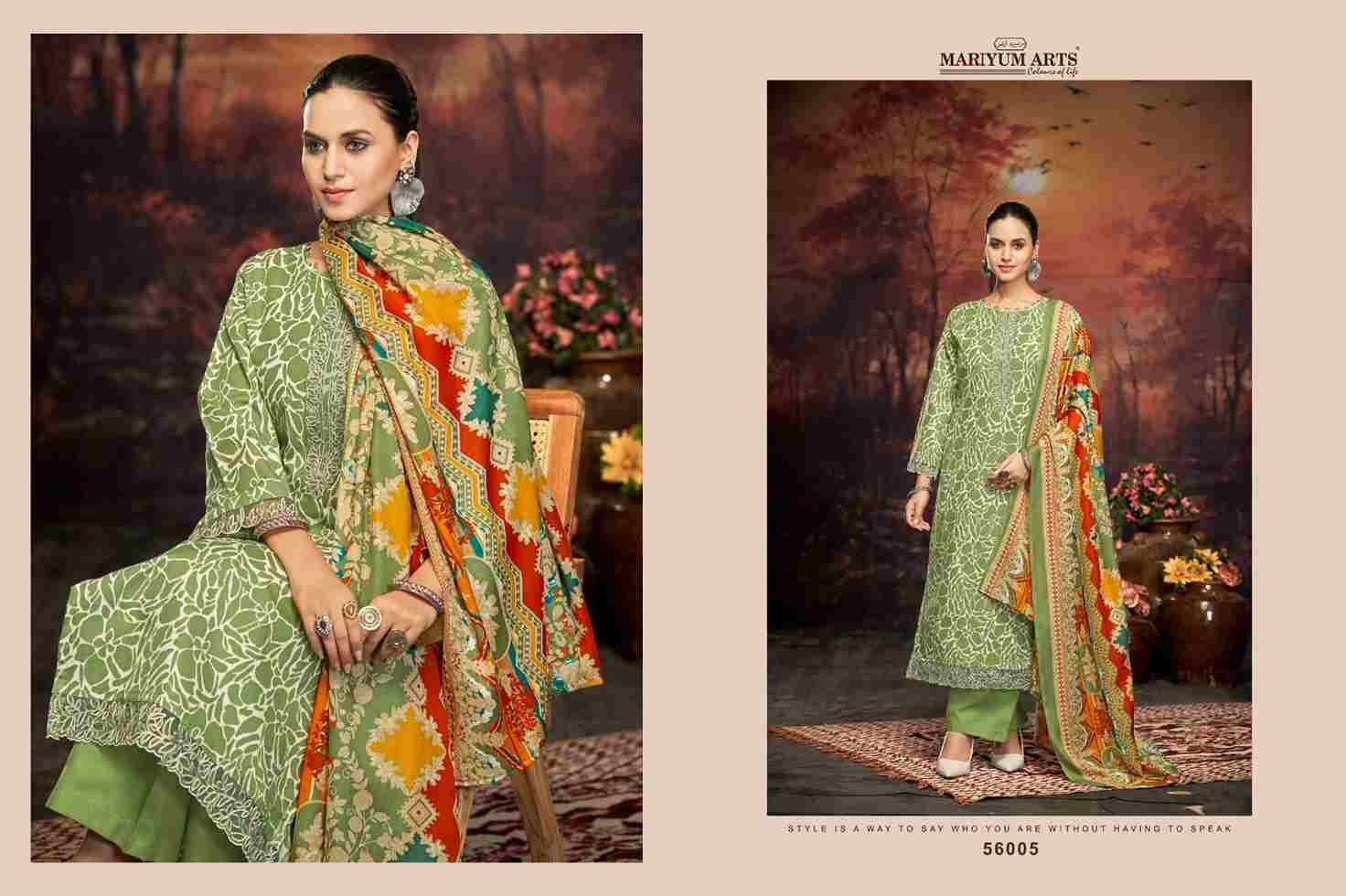 Five Star By Mariyum Arts 56001 To 56006 Series Beautiful Festive Suits Stylish Fancy Colorful Casual Wear & Ethnic Wear Soft Cotton Print Dresses At Wholesale Price