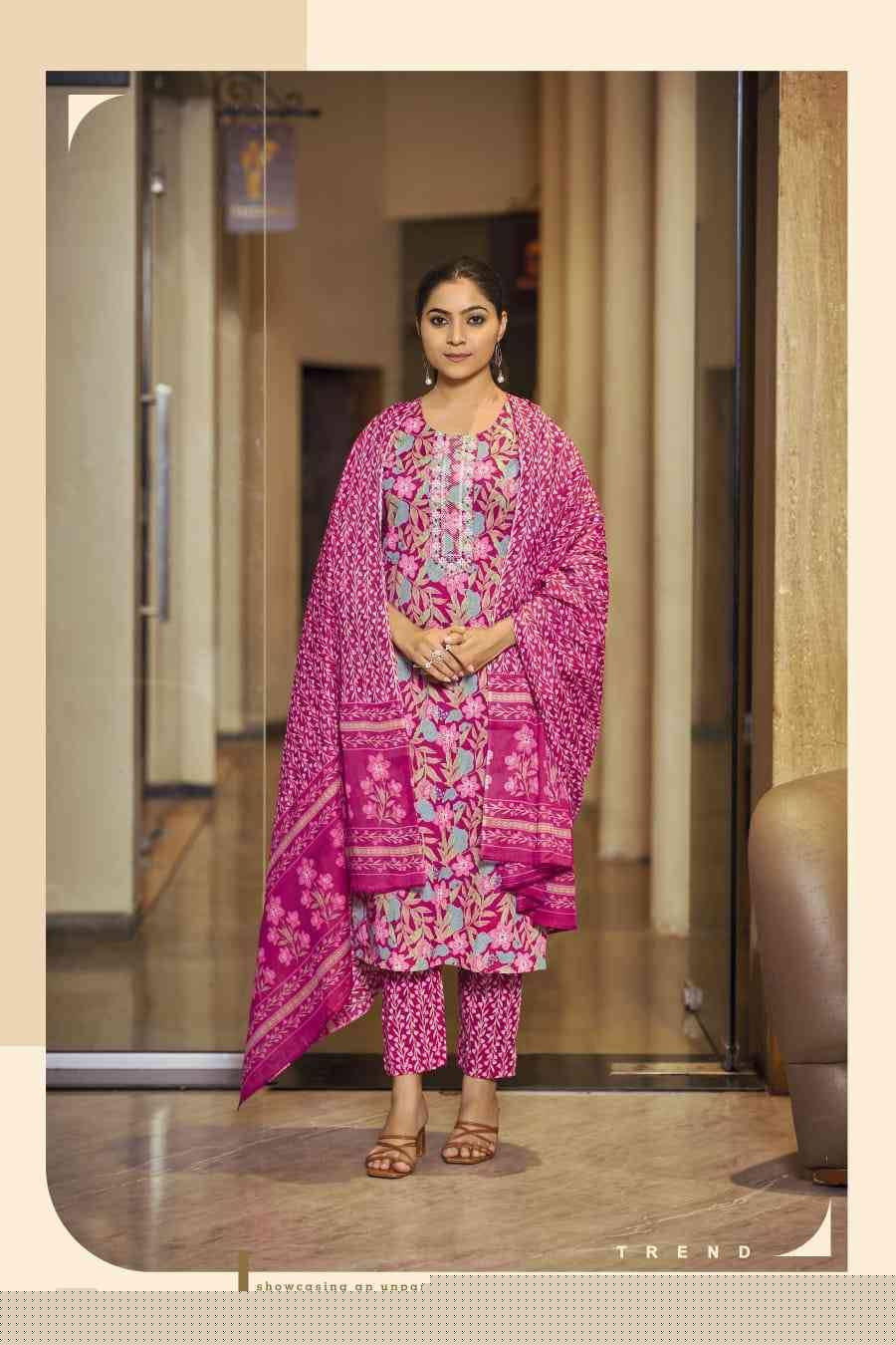 Malhar Vol-4 By Ossm 1001 To 1006 Series Beautiful Stylish Festive Suits Fancy Colorful Casual Wear & Ethnic Wear & Ready To Wear Cotton Print Dresses At Wholesale Price