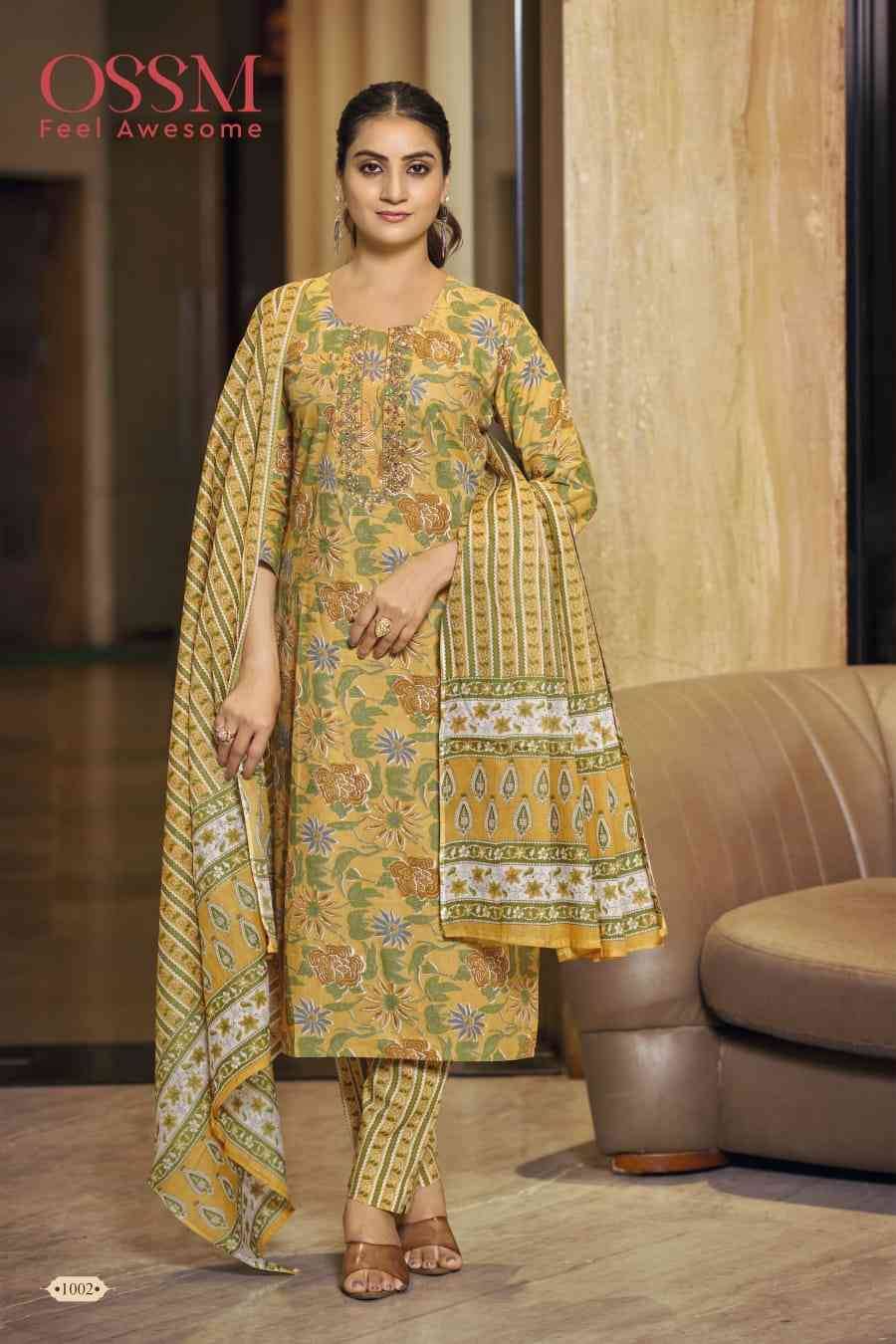 Malhar Vol-4 By Ossm 1001 To 1006 Series Beautiful Stylish Festive Suits Fancy Colorful Casual Wear & Ethnic Wear & Ready To Wear Cotton Print Dresses At Wholesale Price
