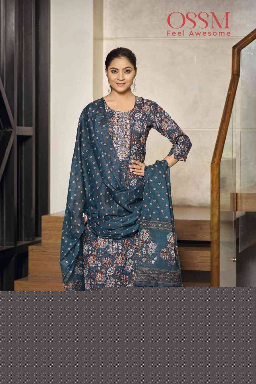 Malhar Vol-4 By Ossm 1001 To 1006 Series Beautiful Stylish Festive Suits Fancy Colorful Casual Wear & Ethnic Wear & Ready To Wear Cotton Print Dresses At Wholesale Price