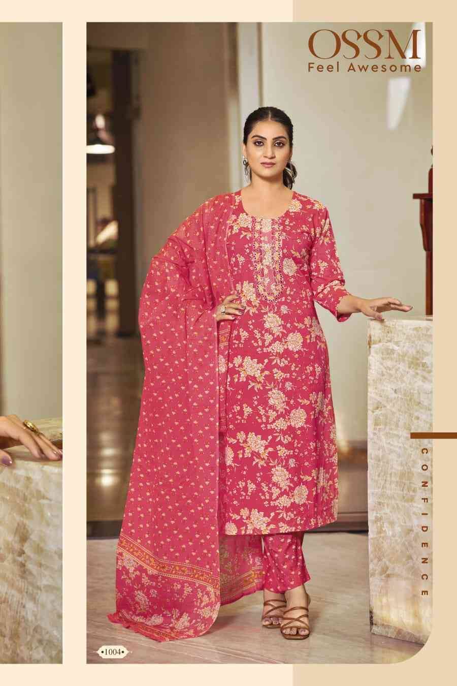 Malhar Vol-4 By Ossm 1001 To 1006 Series Beautiful Stylish Festive Suits Fancy Colorful Casual Wear & Ethnic Wear & Ready To Wear Cotton Print Dresses At Wholesale Price