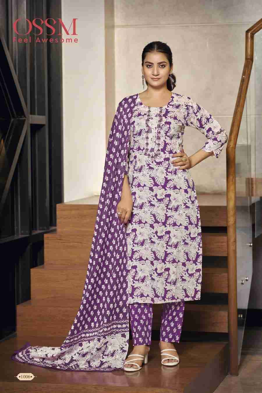 Malhar Vol-4 By Ossm 1001 To 1006 Series Beautiful Stylish Festive Suits Fancy Colorful Casual Wear & Ethnic Wear & Ready To Wear Cotton Print Dresses At Wholesale Price