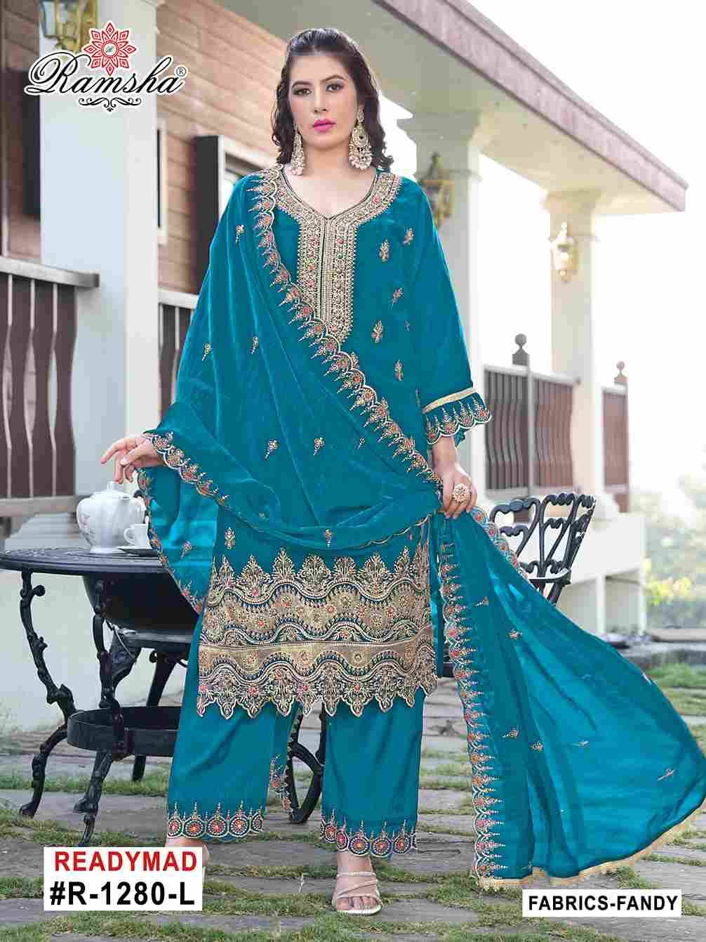 Ramsha 1280 Colours Vol-3 By Ramsha 1280-I To 1280-L Series Beautiful Pakistani Suits Colorful Stylish Fancy Casual Wear & Ethnic Wear Fandy Dresses At Wholesale Price