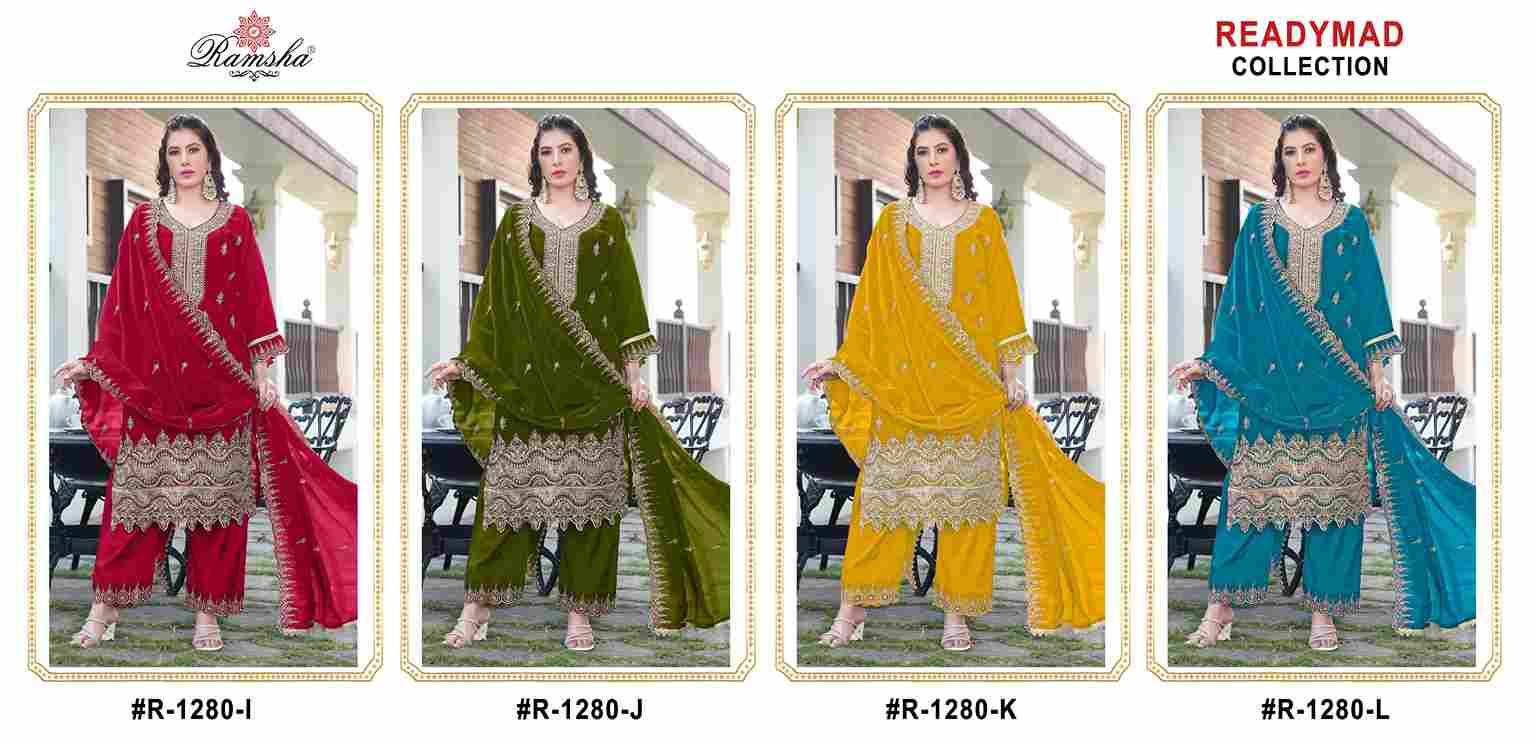 Ramsha 1280 Colours Vol-3 By Ramsha 1280-I To 1280-L Series Beautiful Pakistani Suits Colorful Stylish Fancy Casual Wear & Ethnic Wear Fandy Dresses At Wholesale Price