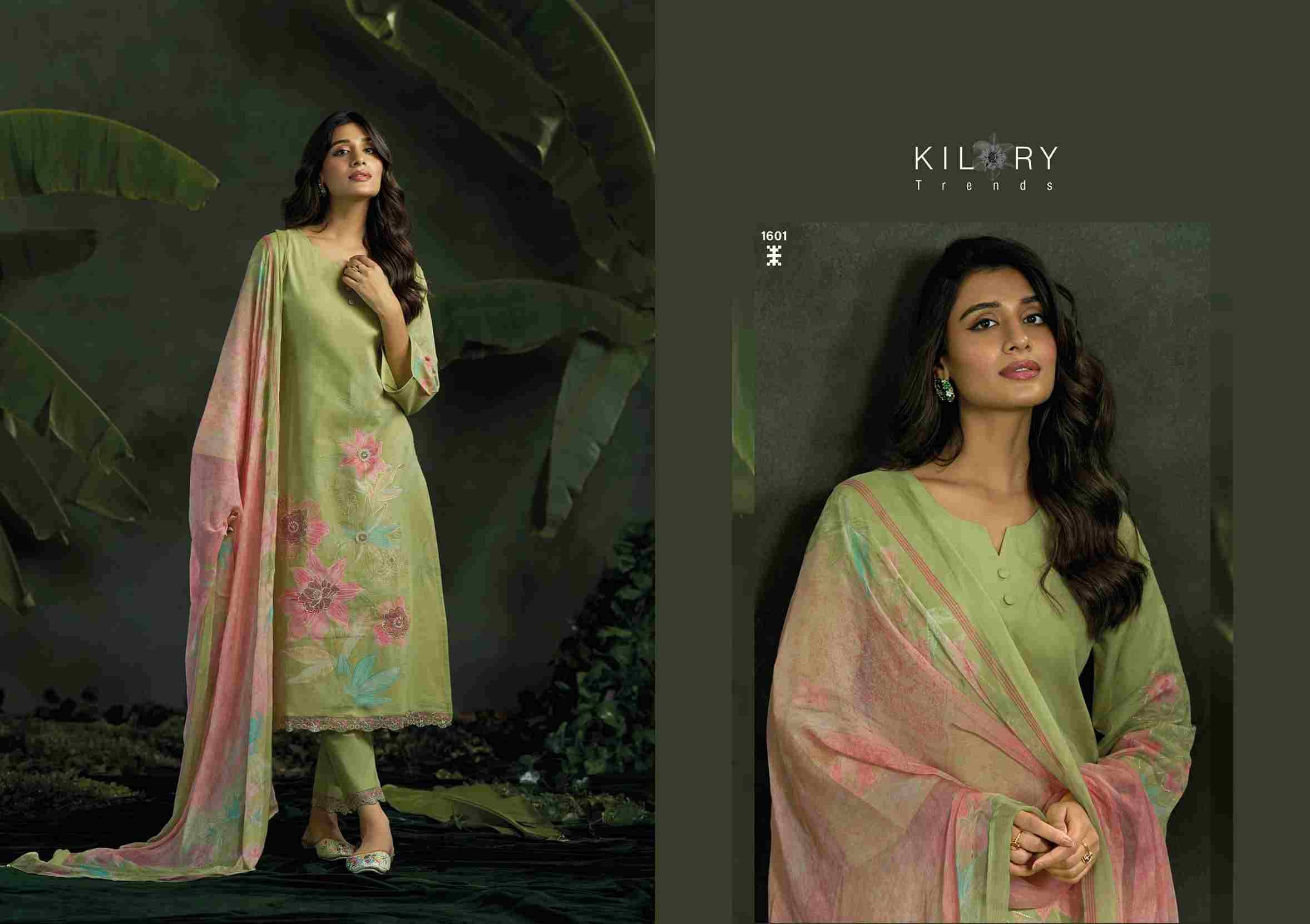 A Royal By Kilory 1601 To 1604 Series Beautiful Festive Suits Colorful Stylish Fancy Casual Wear & Ethnic Wear Pure Cotton Linen Dresses At Wholesale Price