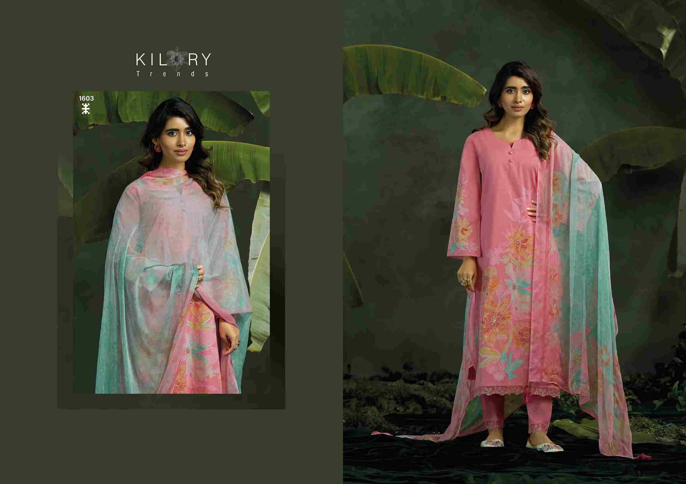 A Royal By Kilory 1601 To 1604 Series Beautiful Festive Suits Colorful Stylish Fancy Casual Wear & Ethnic Wear Pure Cotton Linen Dresses At Wholesale Price
