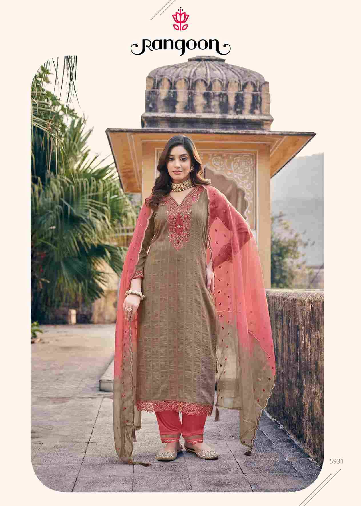 Pallavi By Rangoon 5931 To 5936 Series Designer Festive Suits Beautiful Stylish Fancy Colorful Party Wear & Occasional Wear Pure Viscose Dresses At Wholesale Price