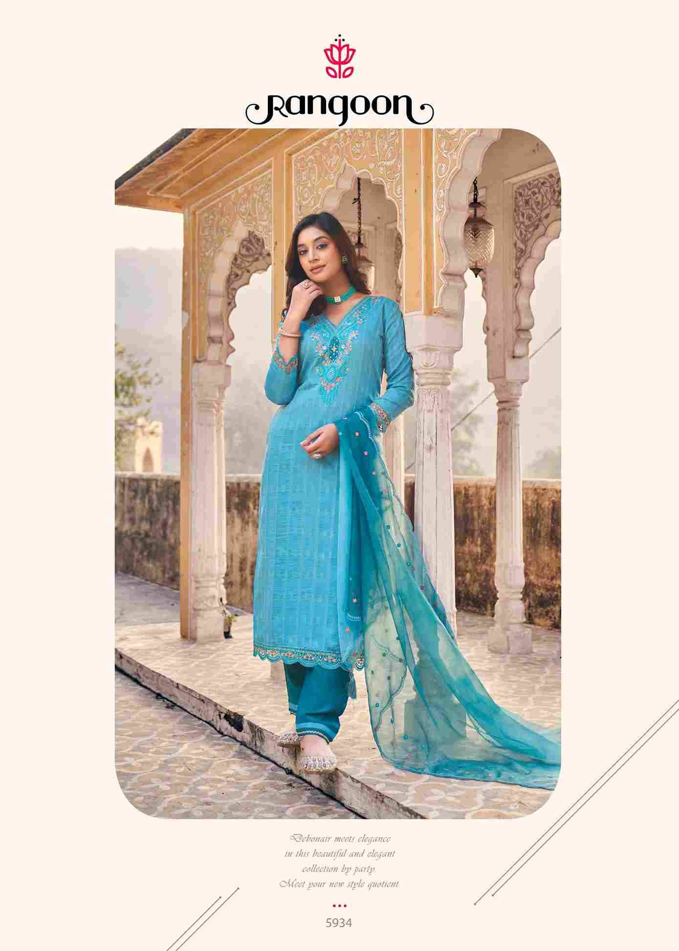 Pallavi By Rangoon 5931 To 5936 Series Designer Festive Suits Beautiful Stylish Fancy Colorful Party Wear & Occasional Wear Pure Viscose Dresses At Wholesale Price