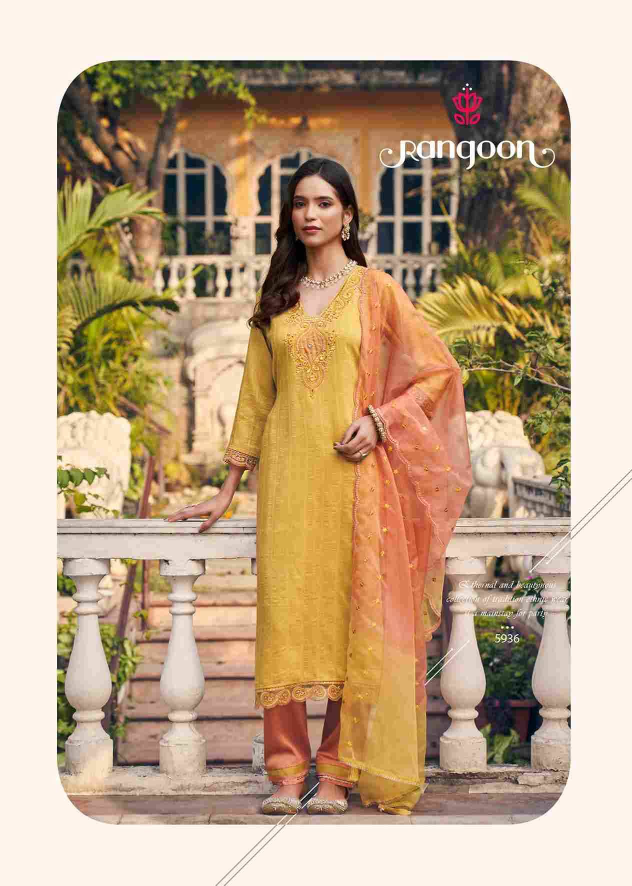 Pallavi By Rangoon 5931 To 5936 Series Designer Festive Suits Beautiful Stylish Fancy Colorful Party Wear & Occasional Wear Pure Viscose Dresses At Wholesale Price