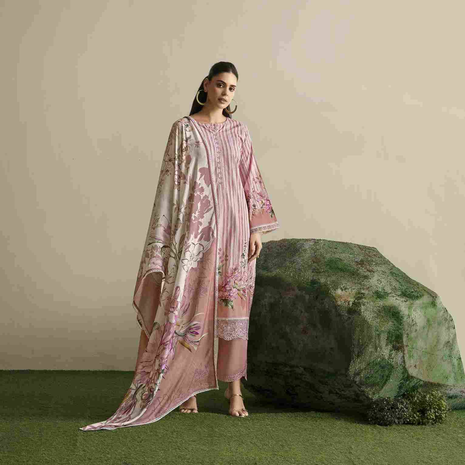 Flora By Sohni 241 To 244 Series Beautiful Suits Colorful Stylish Fancy Casual Wear & Ethnic Wear Pure Lawn Embroidery Dresses At Wholesale Price